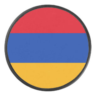 Armenia Flag Hockey Puck