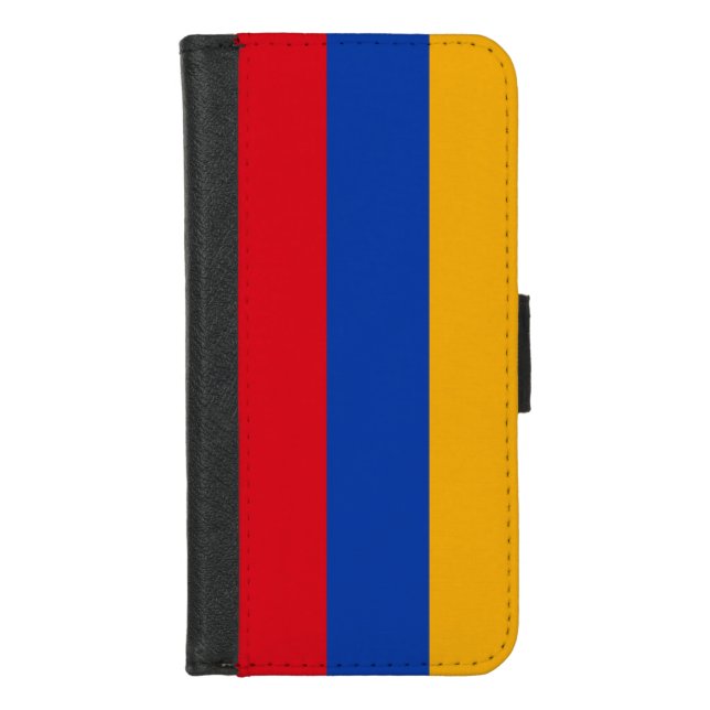 Armenia Flag iPhone Wallet Case (Front)