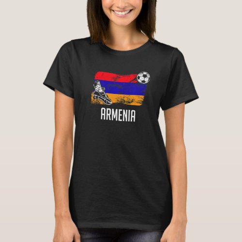 Armenia Flag Jersey Armenian Soccer Team Armenian T_Shirt