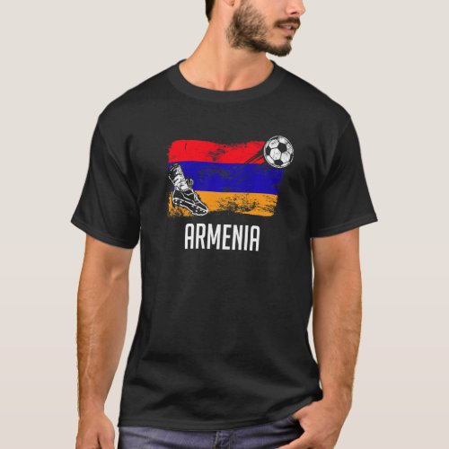 Armenia Flag Jersey Armenian Soccer Team Armenian T_Shirt