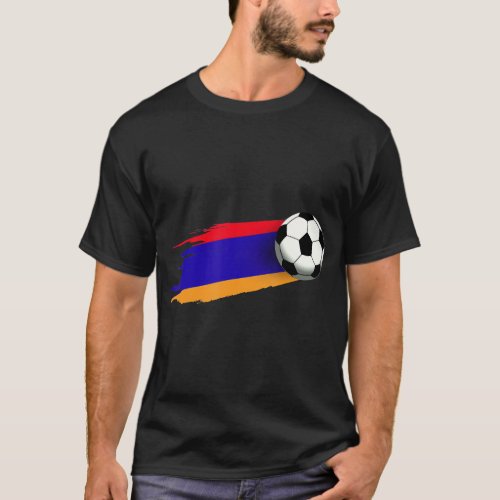 Armenia Flag Jersey Armenian Soccer Team Armenian  T_Shirt