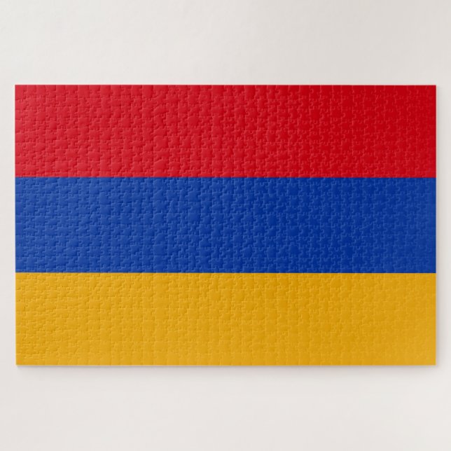 Armenia Flag Jigsaw Puzzle (Horizontal)