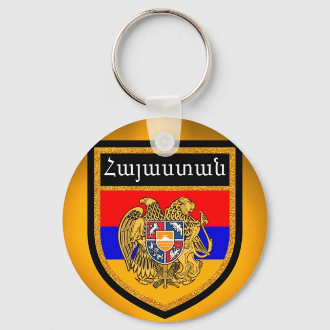 Armenia Flag Keychain (Front)