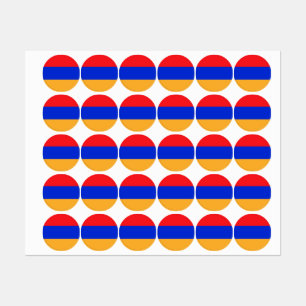 Armenia flag labels