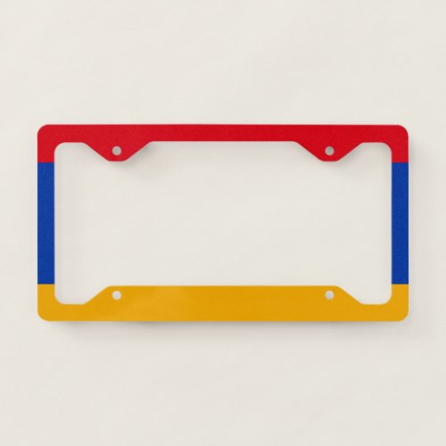 Armenia Flag License Plate Frame