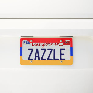 Armenia flag license plate frame