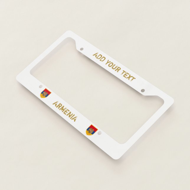 Armenia Flag License Plate Frame (3/4)