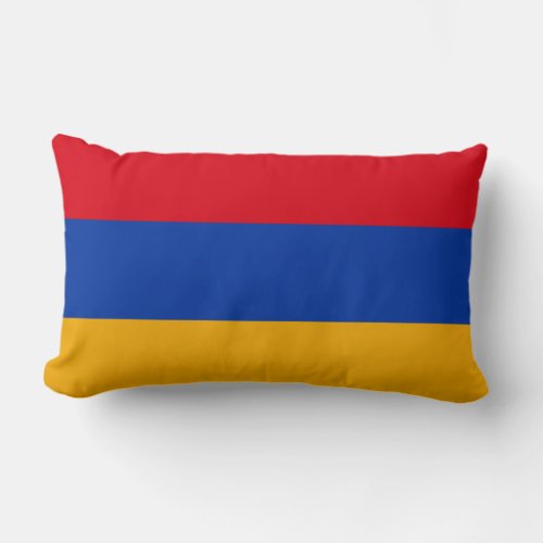 Armenia Flag Lumbar Pillow