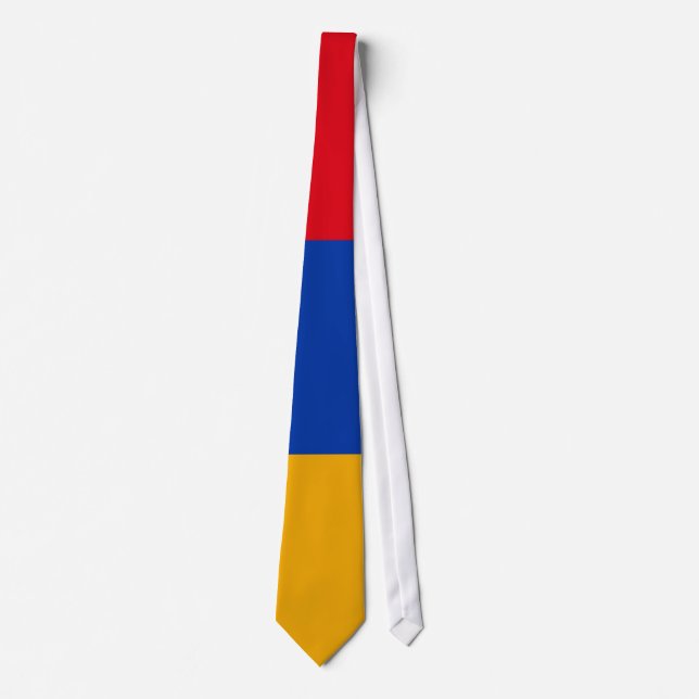 Armenia Flag Neck Tie (Front)