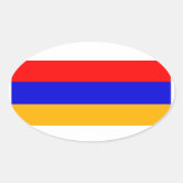 Mini Aufkleber Armenien Flagge – 33x20 Mm, 12 Stück, Selbstklebend, Rechteckig