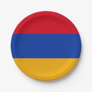 Armenia Flag Paper Plates by FlagGallery at Zazzle