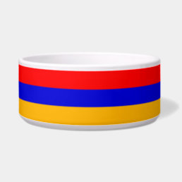 Armenia Flag Pet Bowl