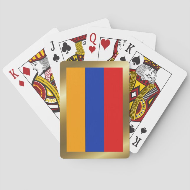 Armenia Flag Playing Cards (Back)
