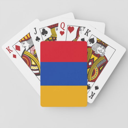 Armenia Flag Playing Cards