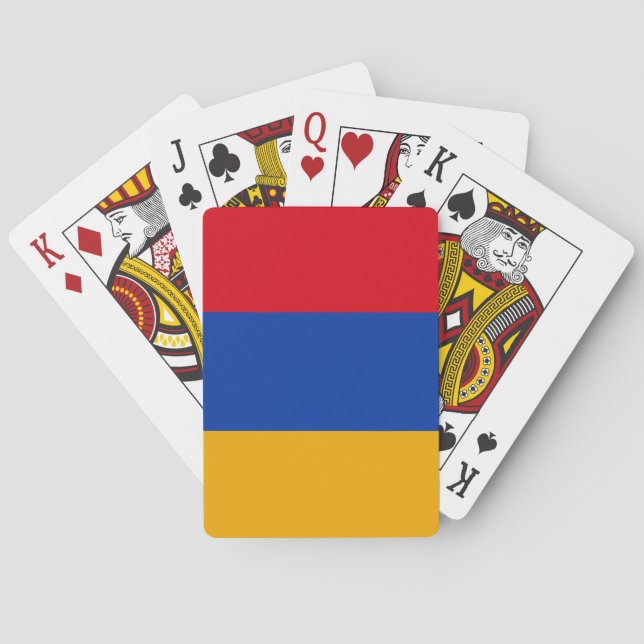 Armenia Flag Poker Cards (Back)