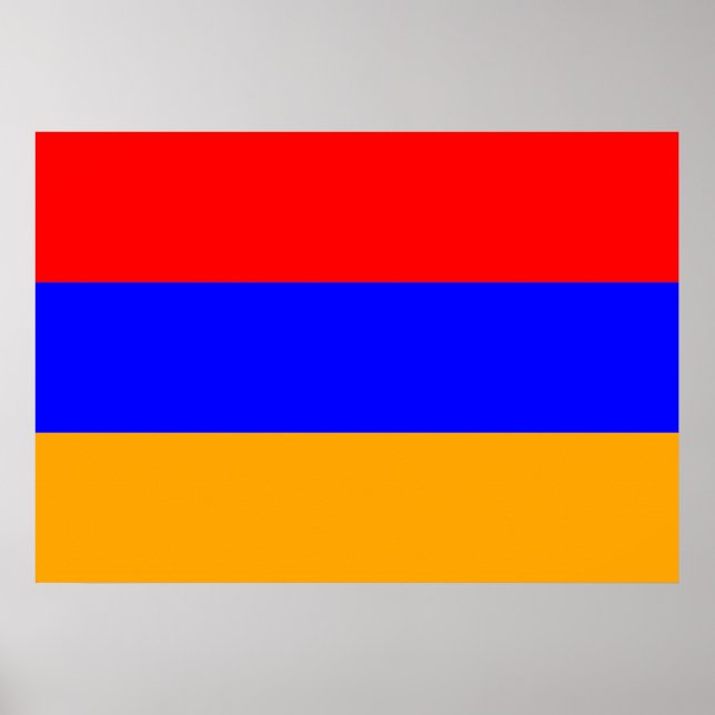 Armenia Flag Poster (Front)