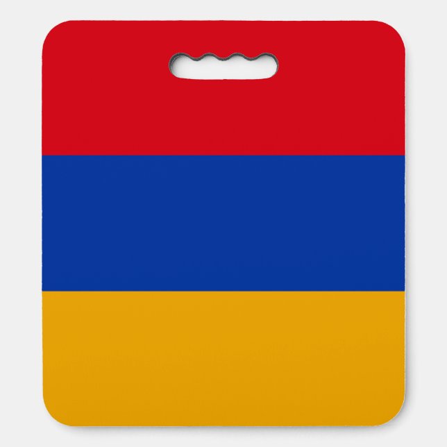 Armenia Flag Seat Cushion (Front Vertical)