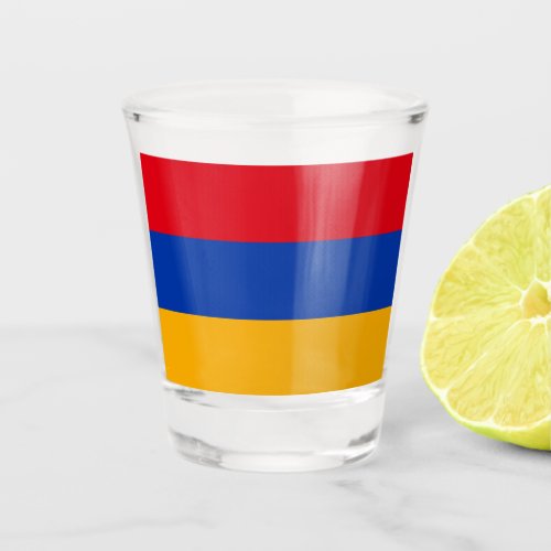 Armenia Flag Shot Glass