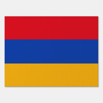 Armenia Flag Sign by FlagGallery at Zazzle