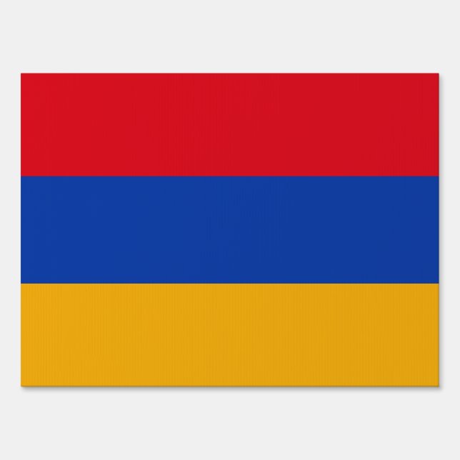 Armenia Flag Sign (Front)