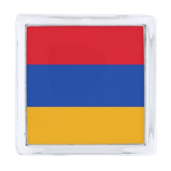 Armenia Flag Silver Finish Lapel Pin by FlagGallery at Zazzle