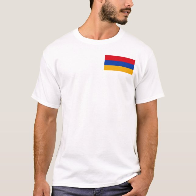 Armenia Flag T-Shirt (Front)