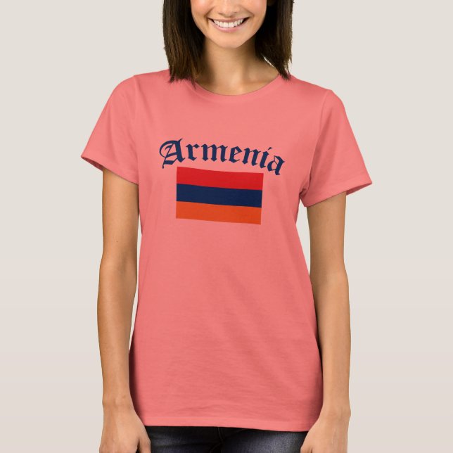 Armenia Flag T-Shirt (Front)