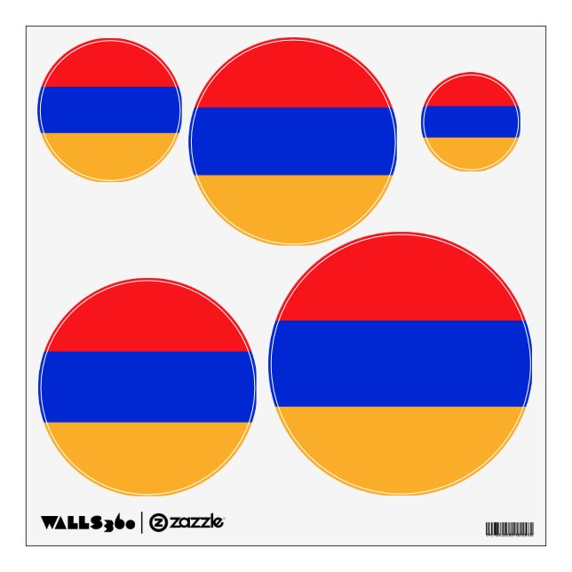 Armenia flag wall decal (Front)