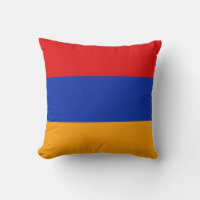 Armenia Flag x Flag Pillow