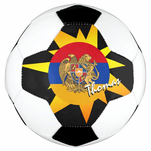 Armenia Football & Armenian Flag / BANG Soccer Ball (Front)