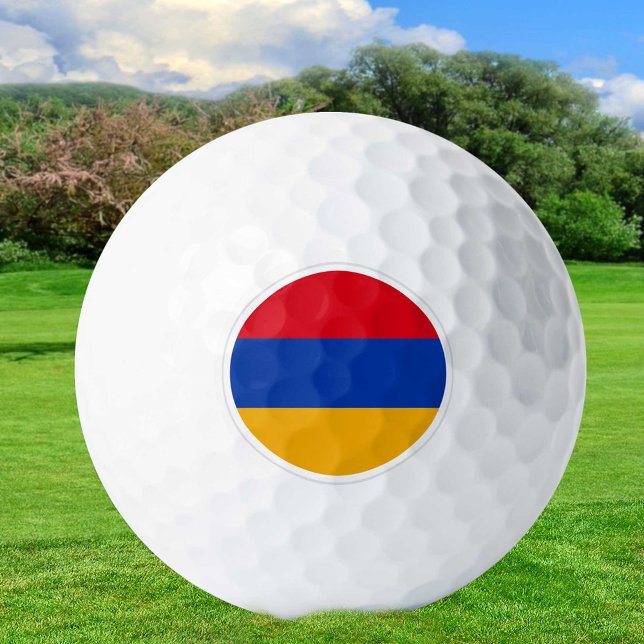 Armenia Golf Balls, Armenian Flag Golfers /Patriot Balls (Creator Uploaded)