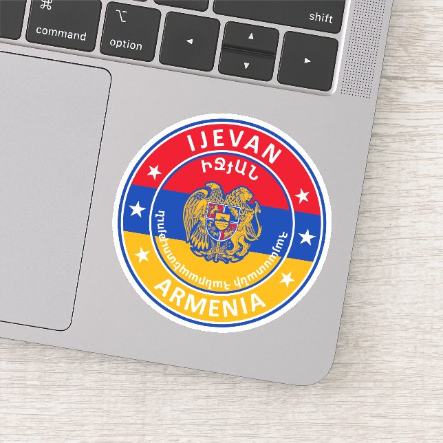 Armenia, Ijevan Sticker (Detail)