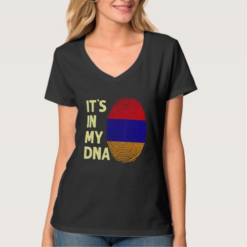 Armenia In My Dna Armenian Flag Team Armenia 1 T_Shirt