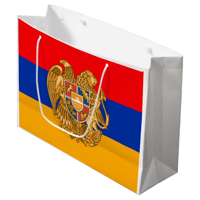 Armenia Large Gift Bag (Front Angled)