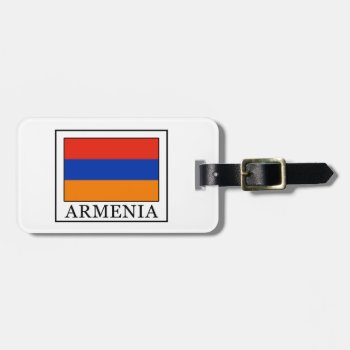 Armenia Luggage Tag by KellyMagovern at Zazzle