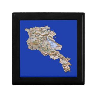 Armenia Map Gift Box