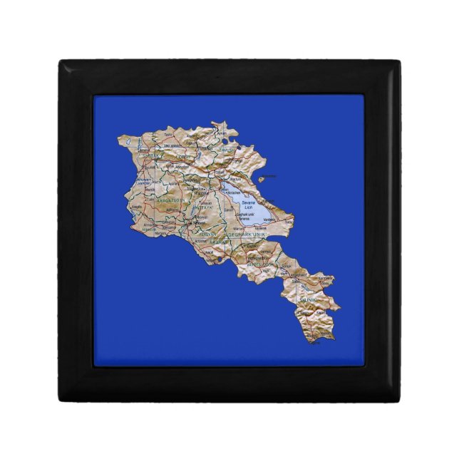 Armenia Map Gift Box (Front)