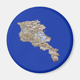 Armenia Map Magnet