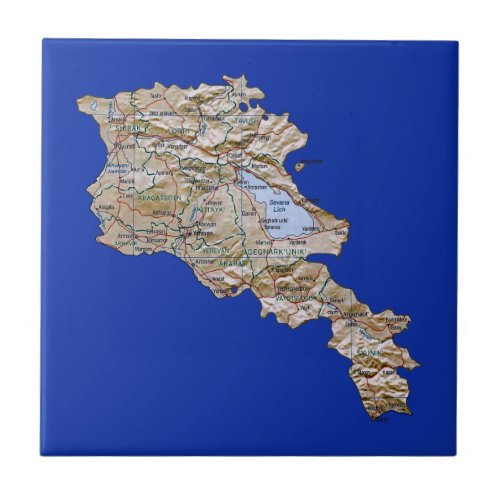 Armenia Map Tile