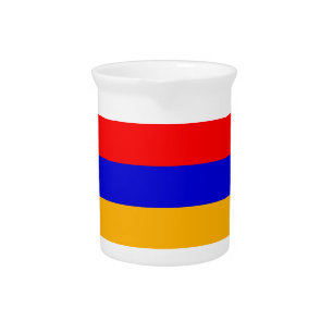 Armenia National Flag Beverage Pitcher