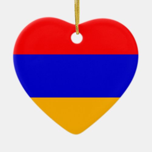 Armenia National Flag Ceramic Ornament