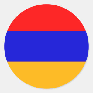 Armenia National Flag Classic Round Sticker