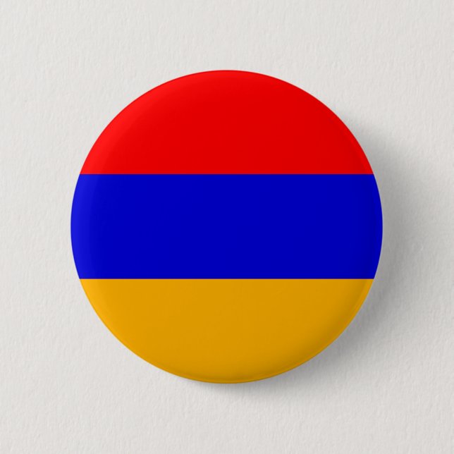 Armenia National Flag Pinback Button (Front)