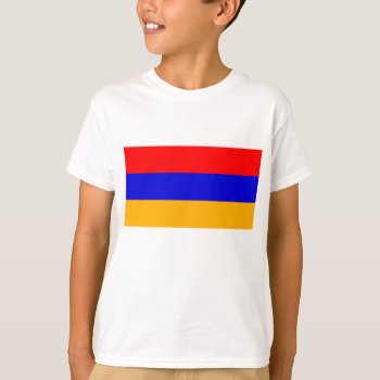Armenia National Flag T-shirt by abbeyz71 at Zazzle