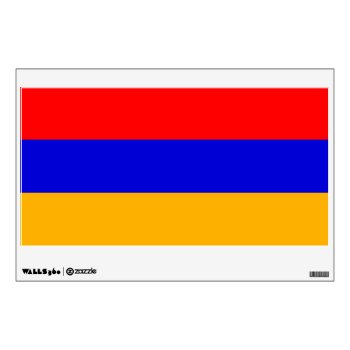 Armenia National Flag Wall Sticker by abbeyz71 at Zazzle
