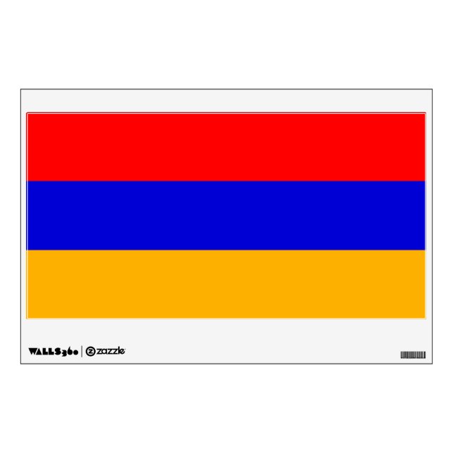 Armenia National Flag Wall Sticker (Front)