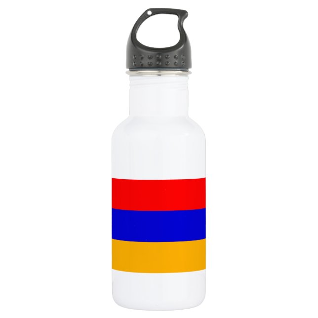 Armenia National Flag Water Bottle (Front)