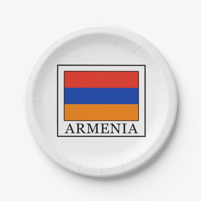 Armenia Paper Plates (Front)