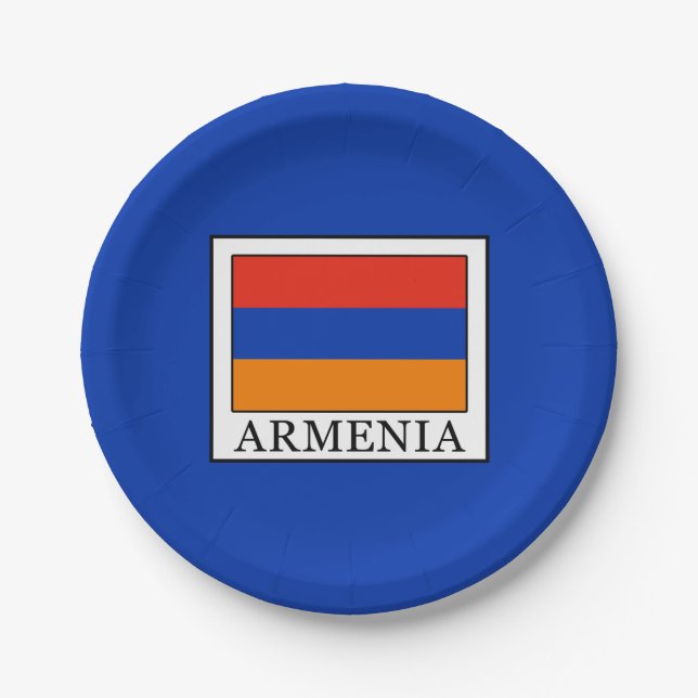Armenia Paper Plates (Front)