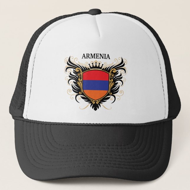 Armenia [personalize] trucker hat (Front)